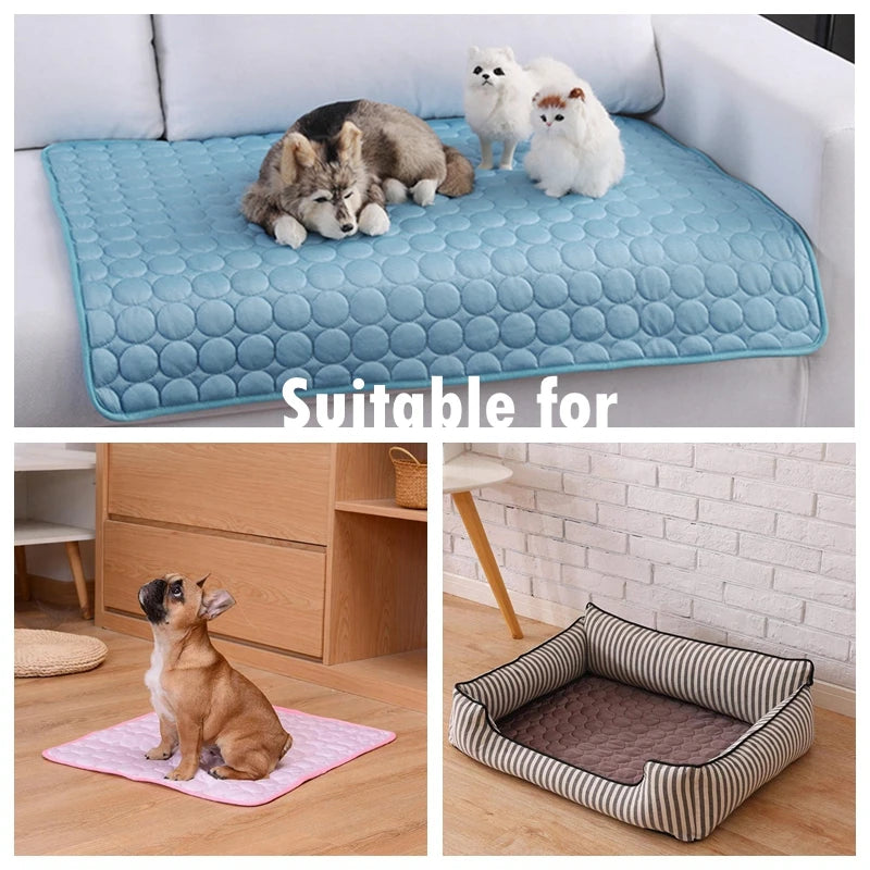 Kylmatta för hund & katt – Andningsbar sommarmatta | S-XXL