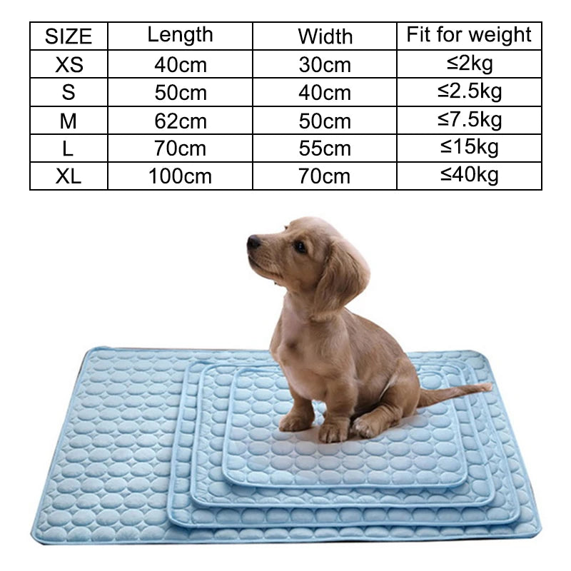 Kylmatta för hund & katt – Andningsbar sommarmatta | S-XXL