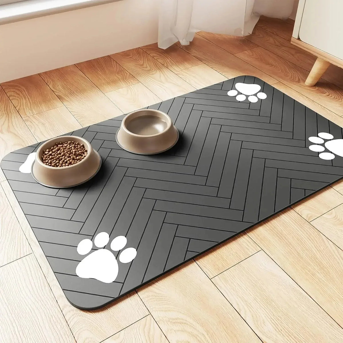 Matplats-matta för hund och katt – absorberande & halkfri
