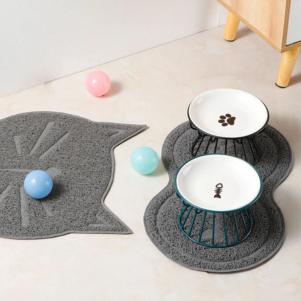 Keramikskål för Katt – Nordisk Design med Hög Fot