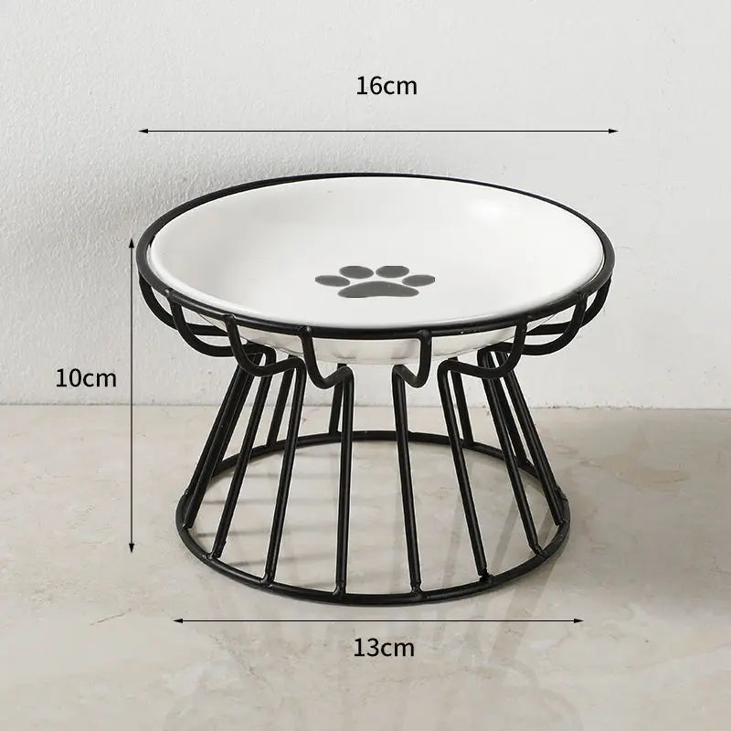 Keramikskål för Katt – Nordisk Design med Hög Fot