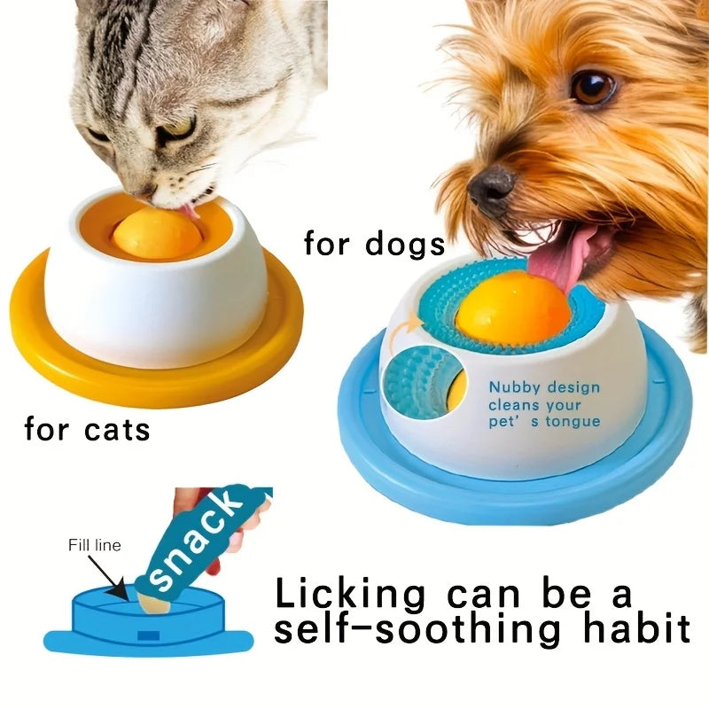 Slickmatta för Hund & Katt – Yoghurtplatta & Slow Feeder