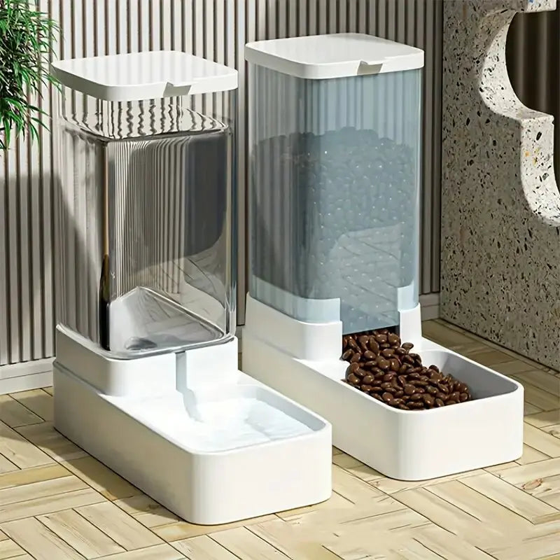 Automatisk Hundmatare & Vattenautomat – Gravitetsmatad 3,8L