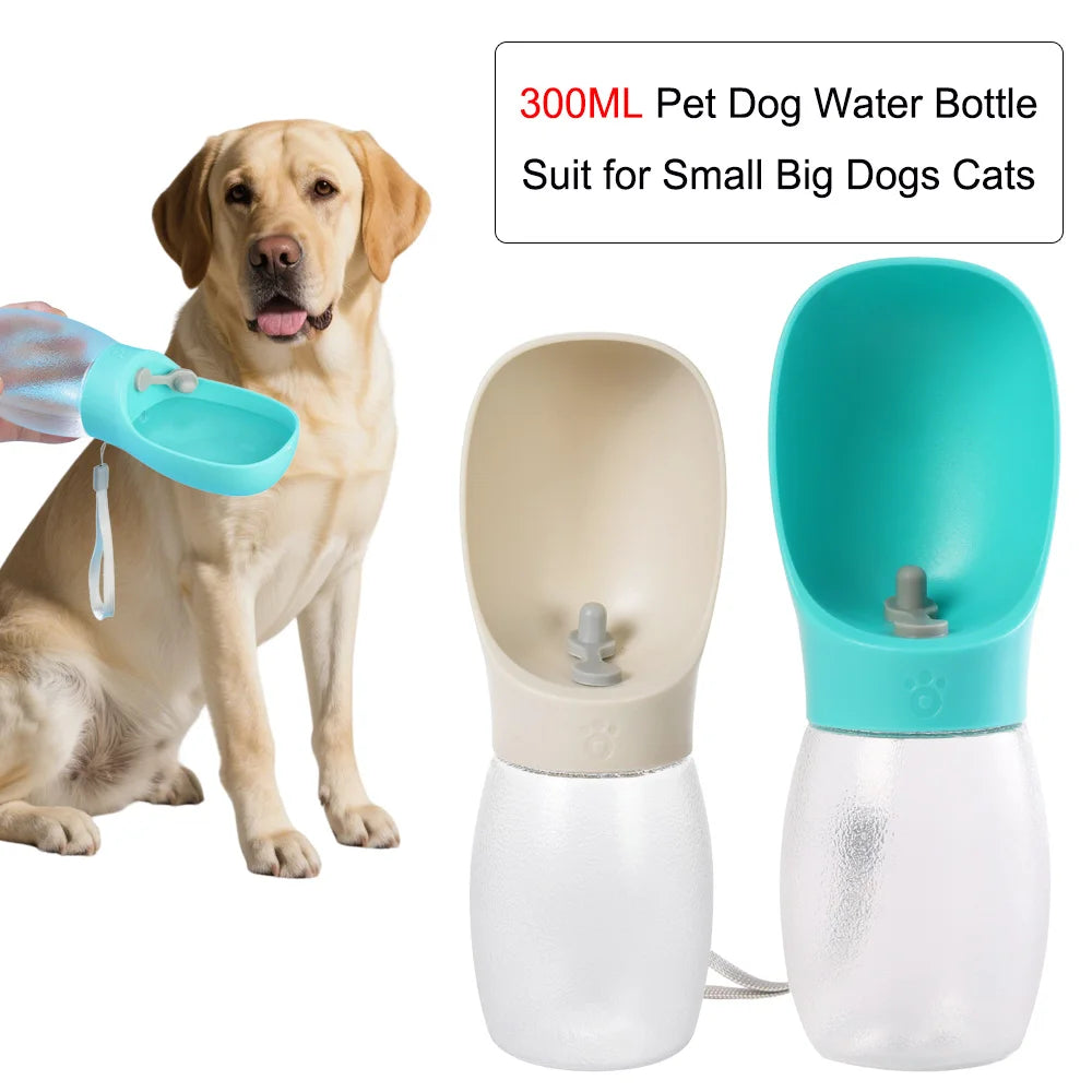 Portabel dricksflaska för hund – 300 ml