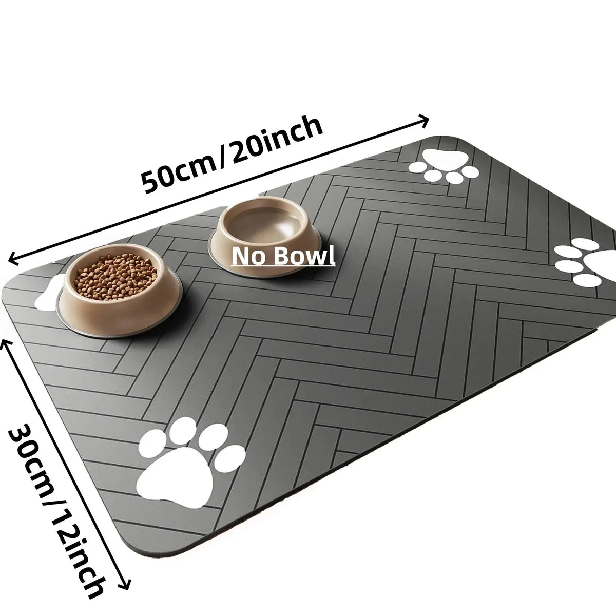 Matplats-matta för hund och katt – absorberande & halkfri