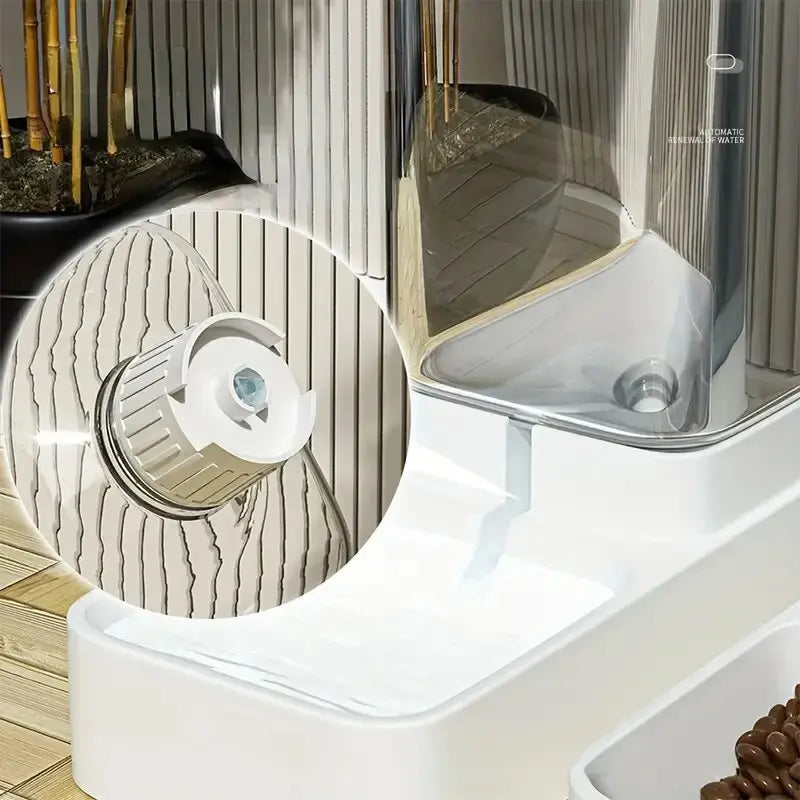 Automatisk Hundmatare & Vattenautomat – Gravitetsmatad 3,8L