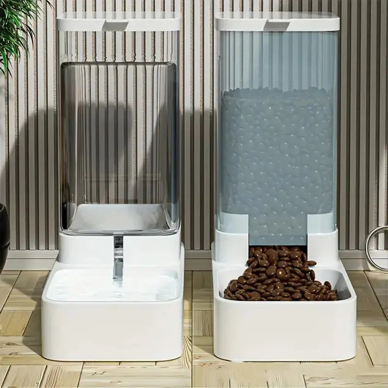 Automatisk Hundmatare & Vattenautomat – Gravitetsmatad 3,8L